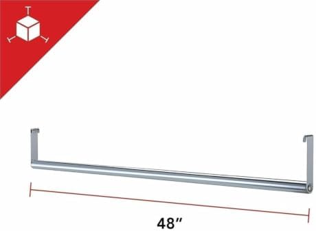 Lorell LLR69876 Wire Shelving Garment Hanger Bar
