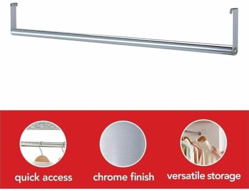 Lorell LLR69876 Wire Shelving Garment Hanger Bar