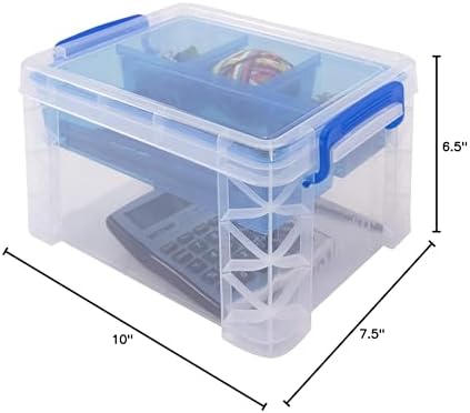 AVT37375 - Advantus Super Stacker Divided Storage Box