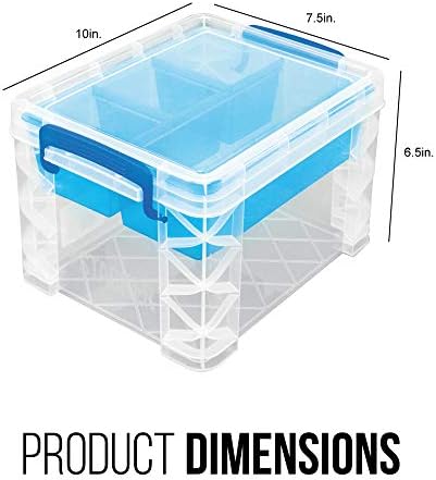 AVT37375 - Advantus Super Stacker Divided Storage Box