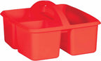 Teacher Created Resources Red Plastic Storage Caddy