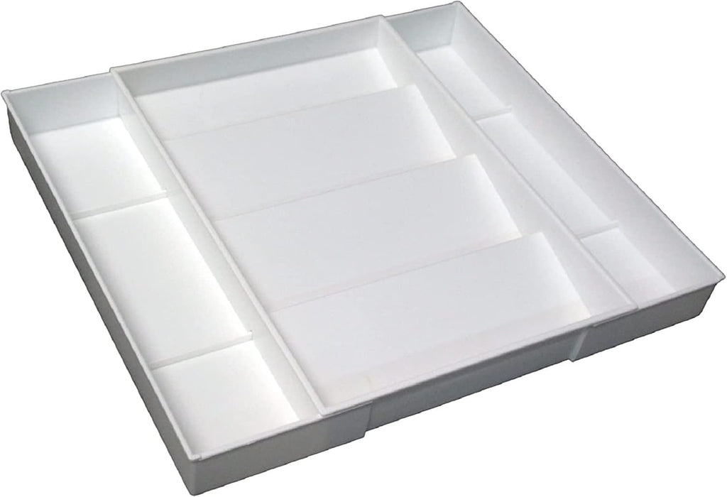 Dial Industries Expandable Silverware Utensil Drawer Organizer, Extra Wide | Keeps forks, spoons and flatware neatly separated, Adjusts to fit narrow or wide drawers, Great for everyday cutlery storage