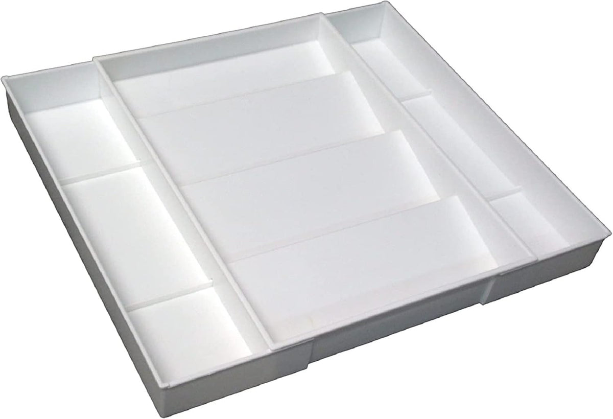 Dial Industries Expandable Silverware Utensil Drawer Organizer, Extra Wide | Keeps forks, spoons and flatware neatly separated, Adjusts to fit narrow or wide drawers, Great for everyday cutlery storage