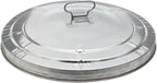 Witt Industries WCD32L Galvanized Steel Light Duty Waste Lid, Round, 21-1/2" Diameter x 4" Height