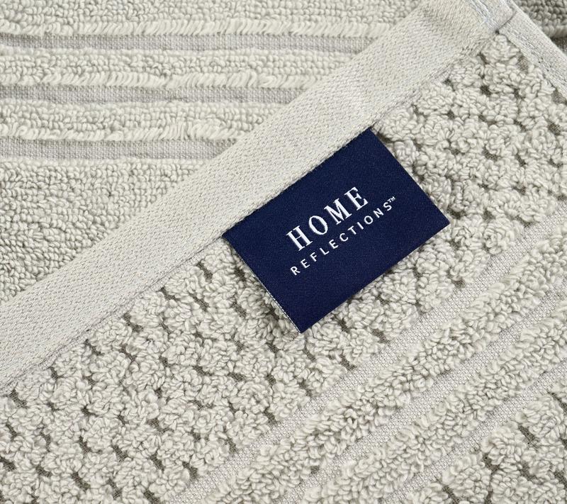 Home Reflections 100% Cotton Solid & Texture 12-pc Towel Set