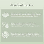 Unifree Disposable Face Towels, Ultra Soft Facial Towel for Skincare & Face Cleansing, Wet & Dry Use, Biodegradable, Lint Free, Gentle for Sensitive Skin, Multi Pack, Summer Wins