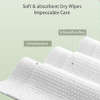 Unifree Disposable Face Towels, Ultra Soft Facial Towel for Skincare & Face Cleansing, Wet & Dry Use, Biodegradable, Lint Free, Gentle for Sensitive Skin, Multi Pack, Summer Wins