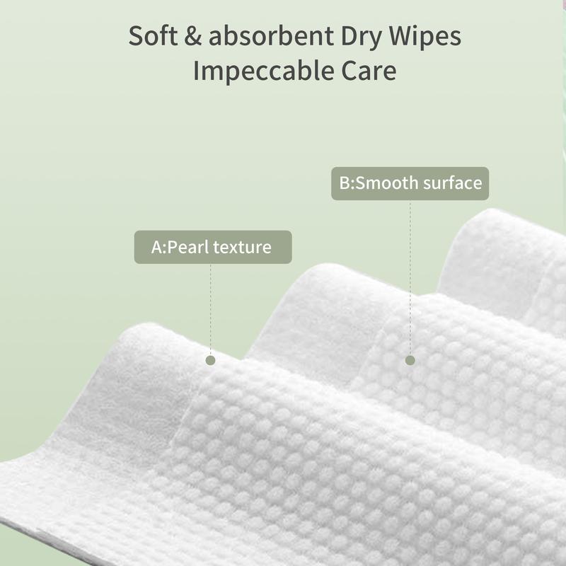 Unifree Disposable Face Towels, Ultra Soft Facial Towel for Skincare & Face Cleansing, Wet & Dry Use, Biodegradable, Lint Free, Gentle for Sensitive Skin, Multi Pack, Summer Wins