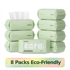 Unifree Disposable Face Towels, Ultra Soft Facial Towel for Skincare & Face Cleansing, Wet & Dry Use, Biodegradable, Lint Free, Gentle for Sensitive Skin, Multi Pack, Summer Wins